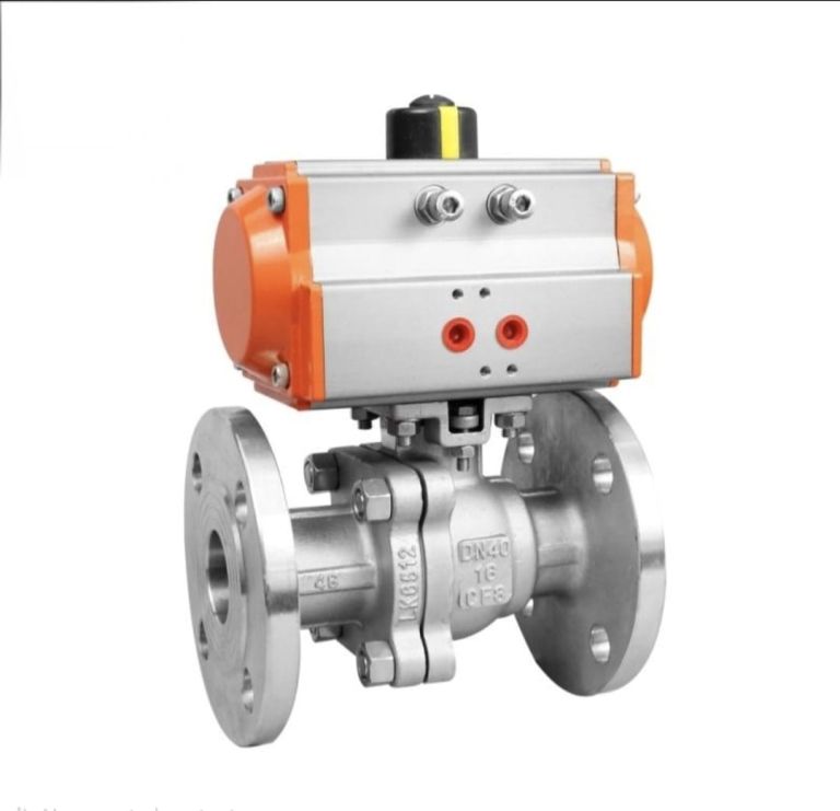 PNEUMATIC 2-PIECE DESIGN 2-WAY FLOATING BALL VALVE