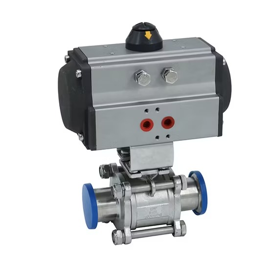 PNEUMATIC 2-WAY PHARMACEUTICAL BALL VALVE