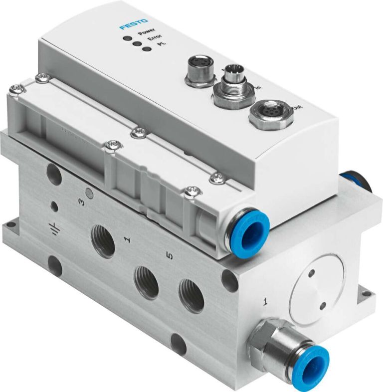 Electrically and pneumatically actuated valves