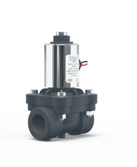 UFLOW SEMI LIFT DIAPHRAGM OPE. PLASTIC SOV (NC) MNN SERIES