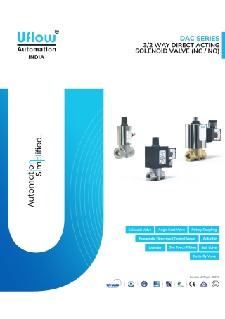 UFLOW 3/2, 2/2 WAY DIRECT ACTING SOV DAC SERIES